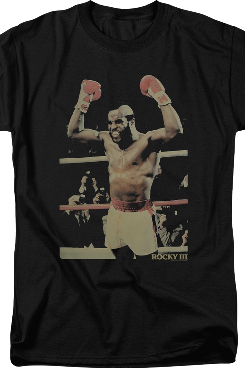 Clubber Lang Celebrating Rocky III T-Shirt