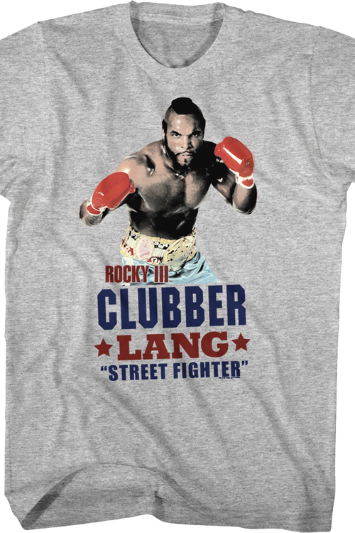 Clubber Lang Street Fighter Rocky III T-Shirt