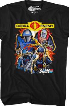 Cobra Enemy Collage GI Joe T-Shirt