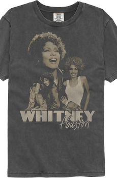 Collage Whitney Houston Comfort Colors Brand T-Shirt