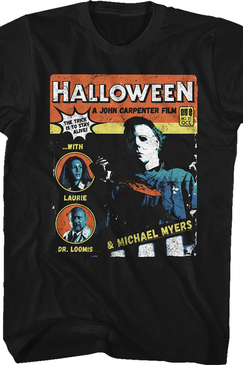 Comic Book Cover Halloween T-Shirt