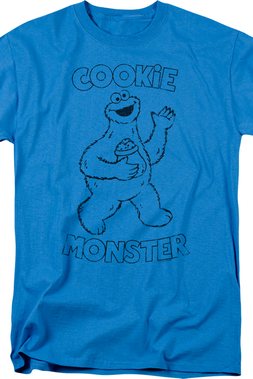 Cookie Monster Snack Sesame Street T-Shirt