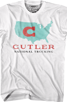 Cutler National Trucking Logo Over The Top T-Shirt