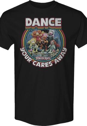 Dance Your Cares Away Rainbow Circle Fraggle Rock T-Shirt