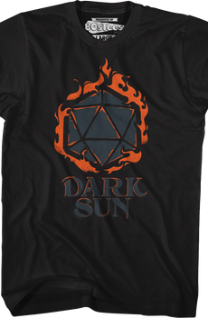 Dark Sun Flames Dungeons & Dragons T-Shirt