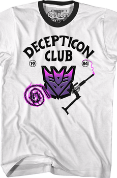 Decepticon Club Transformers Ringer Shirt