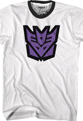 Decepticons Classic Logo Transformers Ringer Shirt