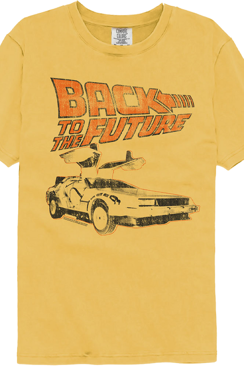 DeLorean Back To The Future Comfort Colors Brand T-Shirt