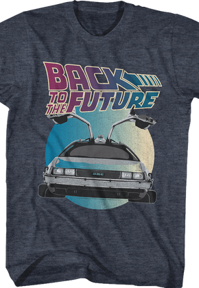 DeLorean Circle Back To The Future T-Shirt