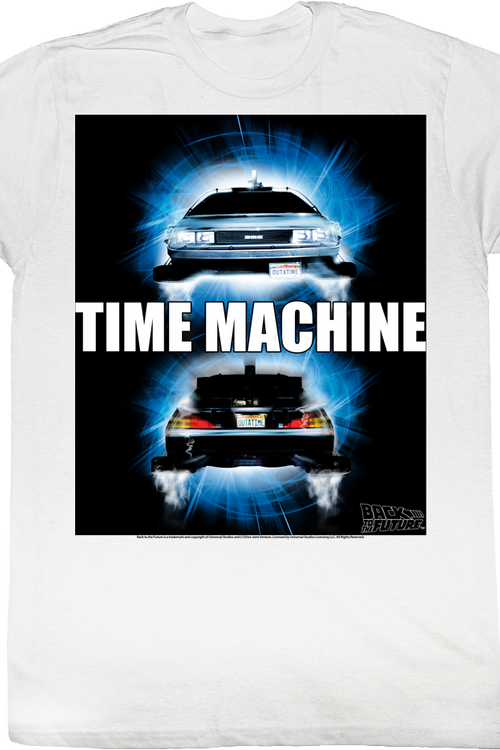 DeLorean Time Machine Back To The Future T-Shirt