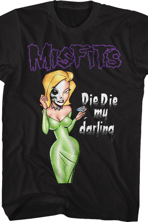 Die Die My Darling Illustration Misfits T-Shirt