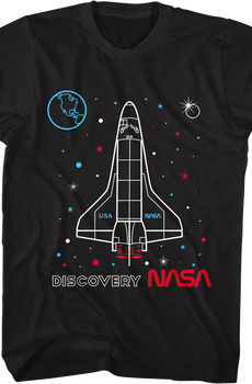 Discovery Outline NASA T-Shirt