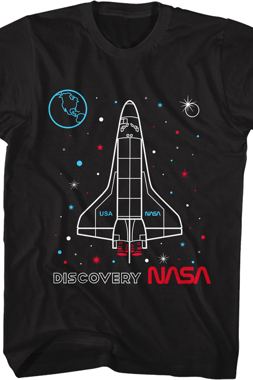 Discovery Outline NASA T-Shirt