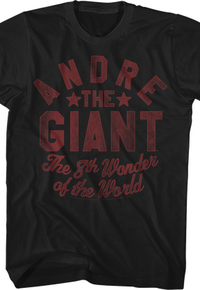 Distressed 8th Wonder Andre The Giant T-Shirt