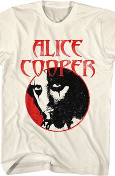 Distressed Circle Alice Cooper T-Shirt