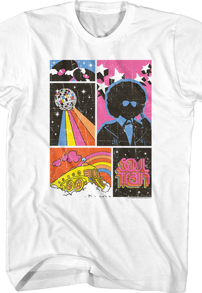 Distressed Collage Soul Train T-Shirt