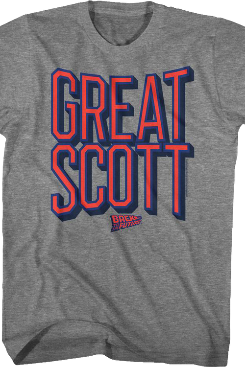 Distressed Great Scott Back To The Future T-Shirt