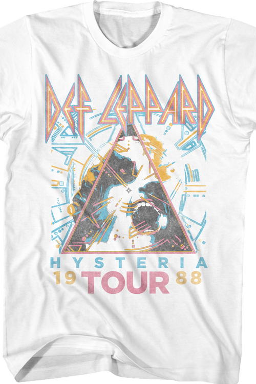 Distressed Hysteria Tour Def Leppard T-Shirt