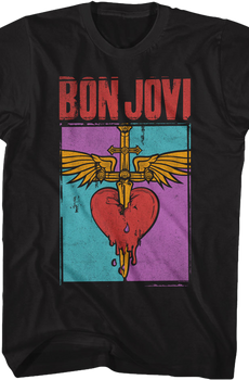 Distressed Logo Bon Jovi T-Shirt
