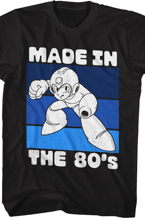 Distressed Made In The 80's Mega Man T-Shirt