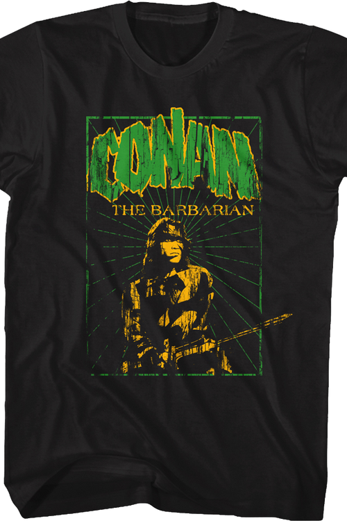 Distressed Poster Conan The Barbarian T-Shirt