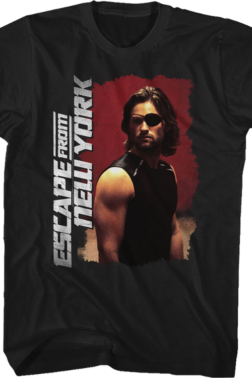 Distressed Snake Plissken Escape From New York T-Shirt