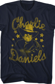 Distressed Stars Charlie Daniels T-Shirt