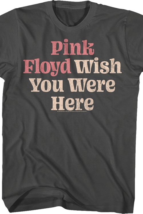 Distressed Wish You Were Here Pink Floyd T-Shirt