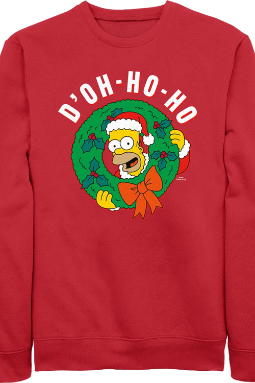 D'oh-Ho-Ho Simpsons Sweatshirt