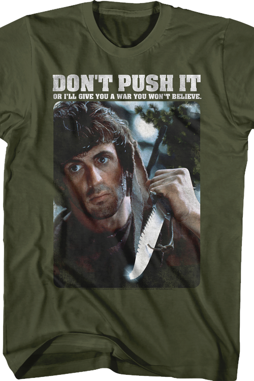 Don't Push It Rambo T-Shirt