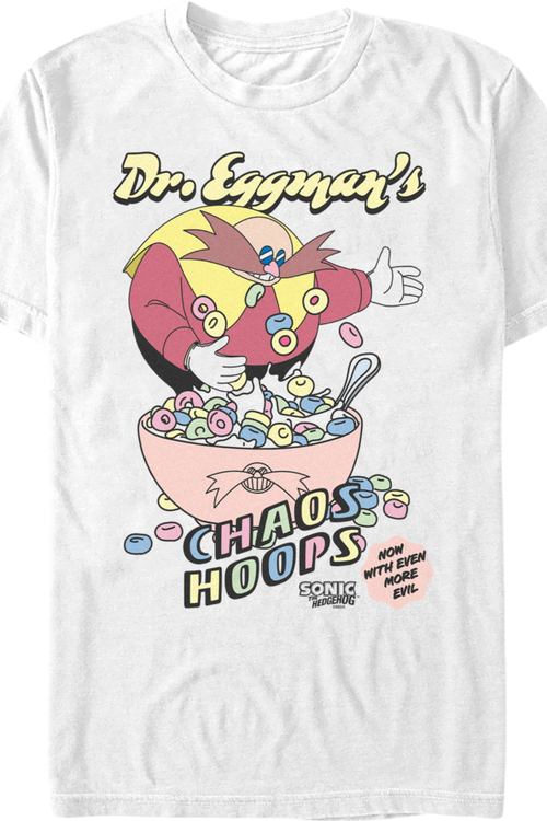 Dr. Eggman's Chaos Hoops Sonic The Hedgehog T-Shirt