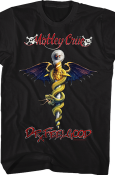 Dr. Feelgood Album Cover Motley Crue T-Shirt