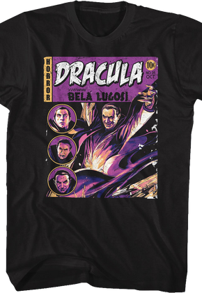 Dracula Comic Book Cover Bela Lugosi T-Shirt