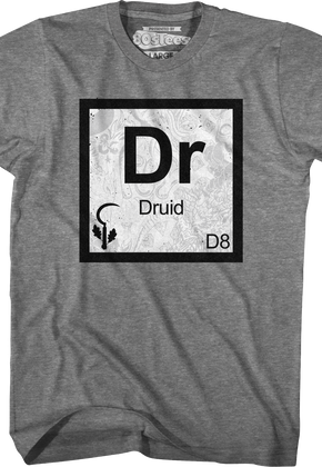 Druid Element Symbol Dungeons & Dragons T-Shirt