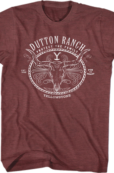 Dutton Ranch Protect The Family Yellowstone T-Shirt