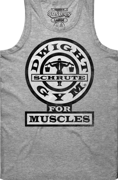 Dwight Schrute Gym For Muscles The Office Tank Top