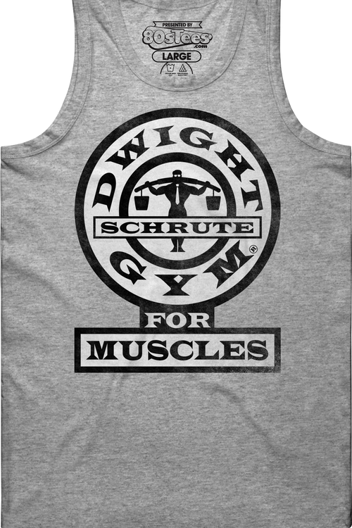 Dwight Schrute Gym For Muscles The Office Tank Top