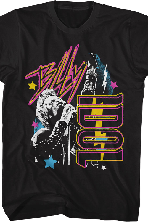 Electric Shapes Billy Idol T-Shirt