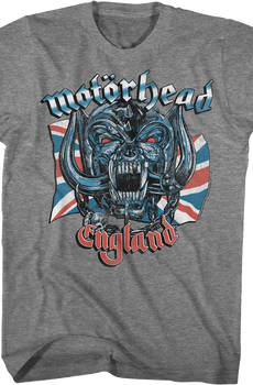 England Union Jack Motorhead T-Shirt