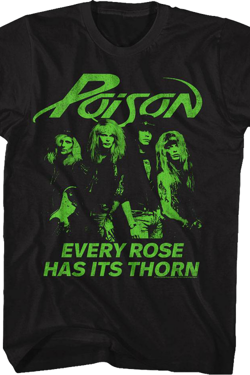 Every Rose Has Its Thorn Poison T-Shirt