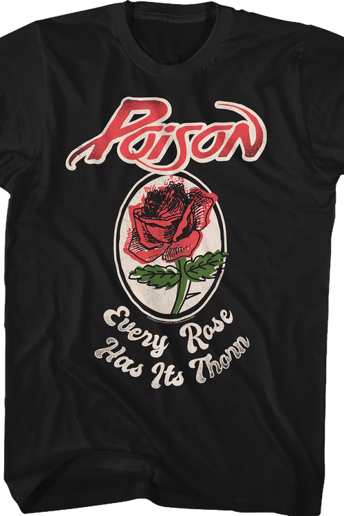 Every Rose Has Its Thorn Poison Shirt