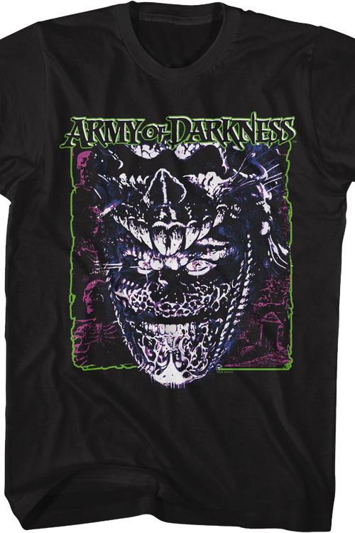 Evil Ash Close-Up Army Of Darkness T-Shirt