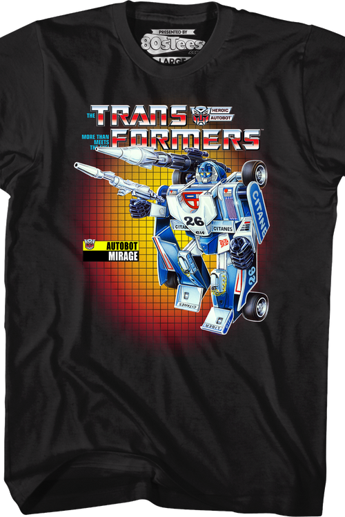 Box Art Mirage Transformers T-Shirt