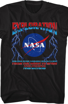 Exploration From The Moon To Mars And Beyond NASA T-Shirt