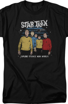 Vintage Explore Strange New Worlds Star Trek T-Shirt