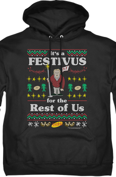 Faux Ugly Festivus Sweater Seinfeld Hoodie