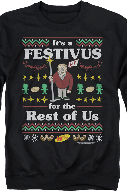 Faux Ugly Festivus Sweater Seinfeld Sweatshirt