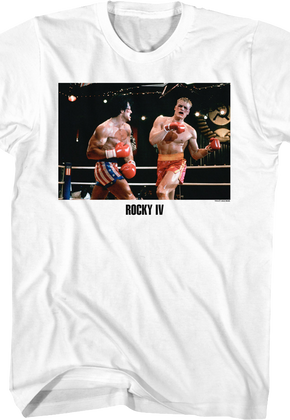 Fighting Drago Photo Rocky IV T-Shirt