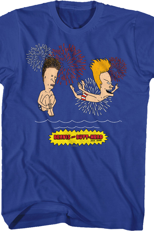 Firework Swim Beavis And Butt-Head T-Shirt