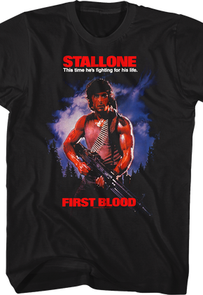 First Blood Poster Rambo T-Shirt